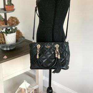 Kate Spade Medium Black Quilted Shoulder Bag